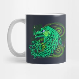 Fantasy green dragon Mug